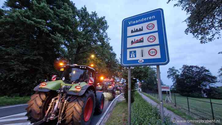 Eerste boeren onderweg naar België voor protest