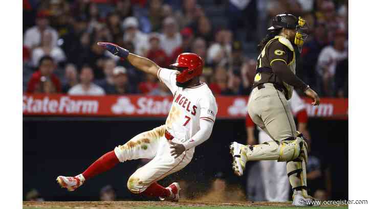 Angels produce in the clutch for a 1-run victory over Padres