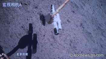 China's spacecraft carrying rocks from the far side of the moon leaves the lunar surface