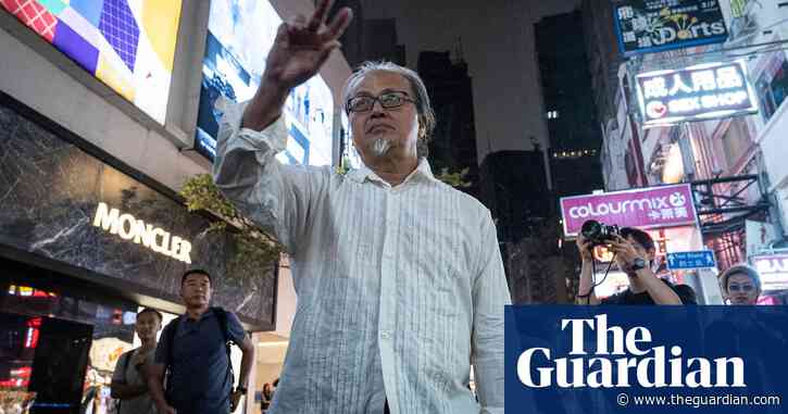 Tiananmen square anniversary: Hong Kong police detain artist who made sign in the air