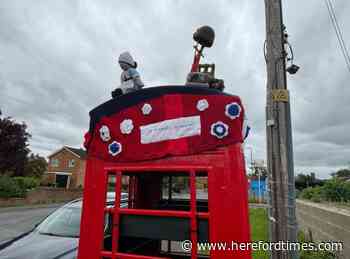 D-Day: Phone box topper remembers Herefordshire soldiers