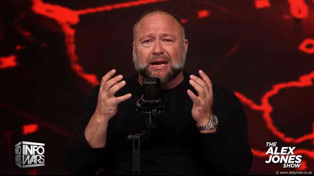 Judge rejects call to shut down Alex Jones' InfoWars amid bankruptcy dispute - days after confirmed conspiracy theorist claimed feds were out to get him in hysterical rant