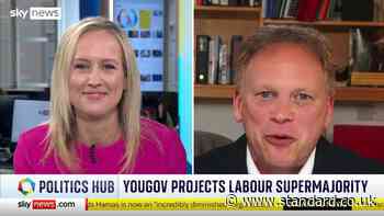 Grant Shapps hangs up on Sky News reporter when told he faces losing his seat in election
