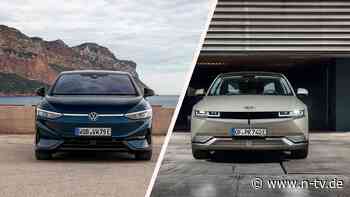 Mittelklasse-Stromer im Test: Welcher darf's sein - VW ID.7 oder Hyundai Ioniq 5?