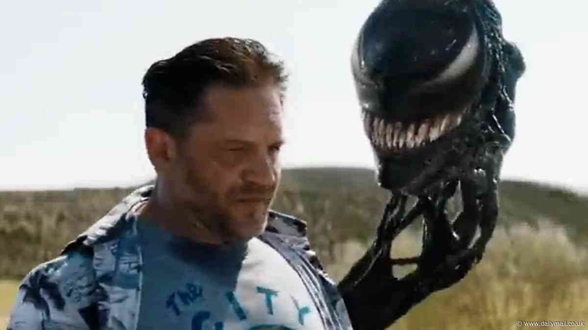 Tom Hardy transforms into his brain-eating villainous alter-ego to battle aliens and the military in explosive new trailer for Venom: The Last Dance ahead of release of final film in trilogy