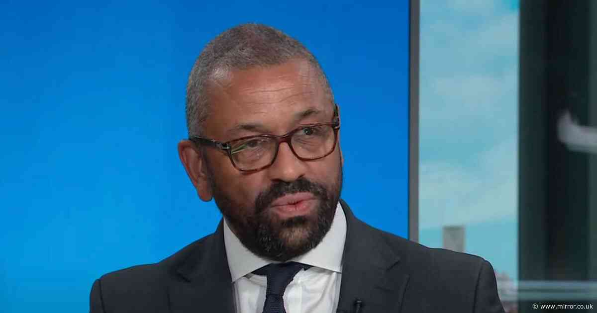 James Cleverly teased by Sky News host as he gets rattled over Tory campaign gaffe