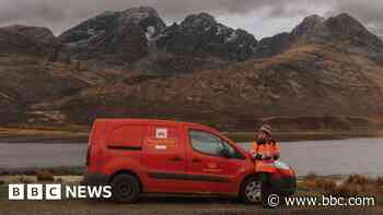 The postie photographing Skye on his rounds
