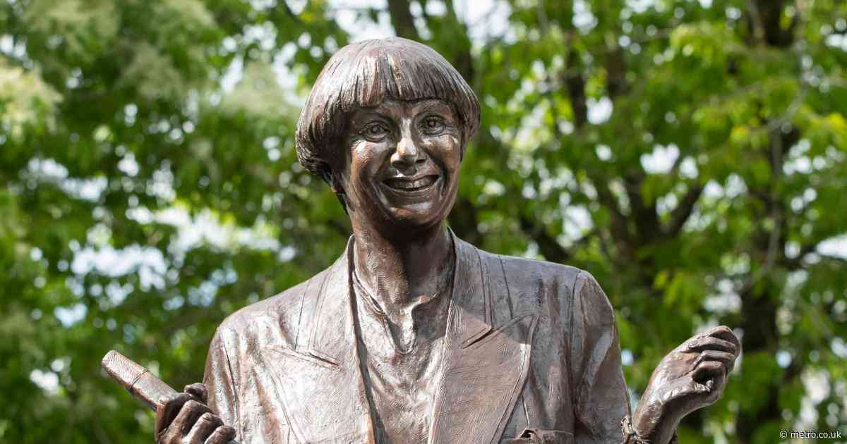 Victoria Wood statue toppled by car in Bury 8 years after beloved comedian’s death