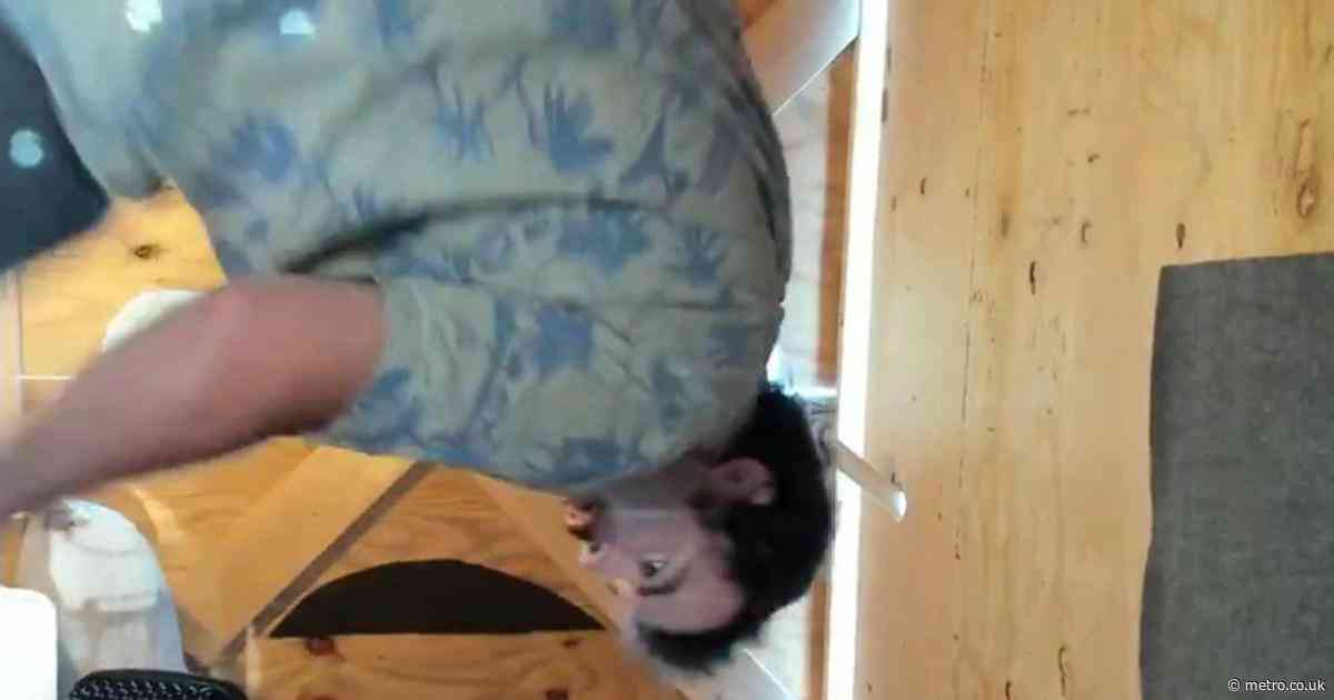 Twitch streamer lives in a spinning box for three days to get more subs
