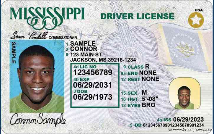 MS Department of Public Safety announces news design for driver’s license