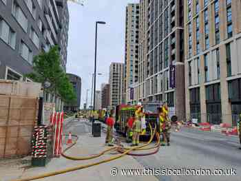 Silvertown Way, Canning Town fire: Person rescued from blaze