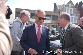 Nigel Farage visits Clacton to launch election campaign