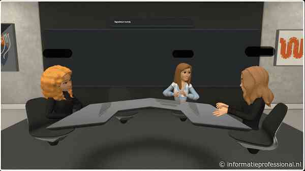 Vergaderen in virtuele omgeving effectiever dan online video