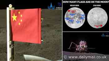 China unfurls its second flag on the Moon before Chang'e-6 spacecraft starts its journey back to Earth carrying the first rocky samples from the lunar surface's far side