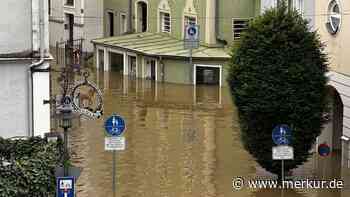 Passau unter Wasser: Dramatische Hochwasser-Bilder aus der Drei-Flüsse-Stadt