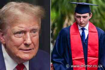 Donald Trump gives update on son Barron's college plans days after trial ends