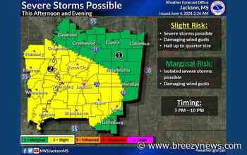 More Storms Possible Locally Today