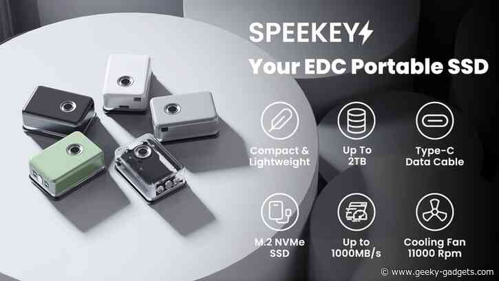 Speekeys pocket data hub and EDC external storage solution
