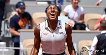 Coco Gauff slaat zich na zenuwachtig begin naar halve finales Roland Garros