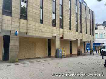 Barclays Bolton temporarily closed after targeted 'criminal damage'