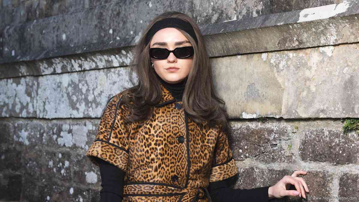 Maisie Williams looks so different as she ditches her buzz cut for chic 70s curls