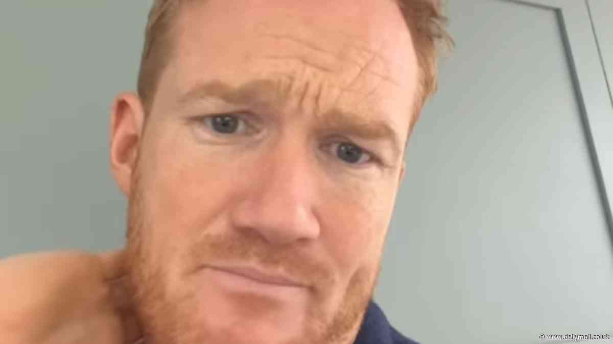 Greg Rutherford admits he 'can't stop shaking' after his skylight explodes and sends glass shards flying while narrowly missing him and his kids