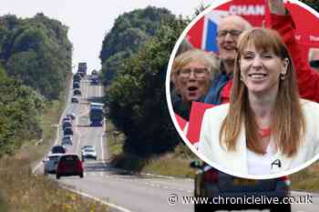 Labour refuses to commit to Northumberland A1 dualling as Angela Rayner vows not to 'overpromise'