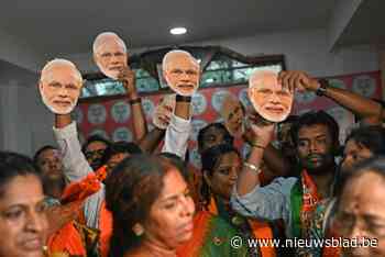Premier Modi claimt overwinning bij verkiezingen in India, maar lijkt wel meerderheid in parlement te verliezen