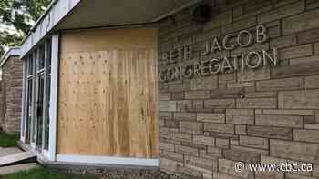 Police investigate brick thrown through window of Kitchener synagogue