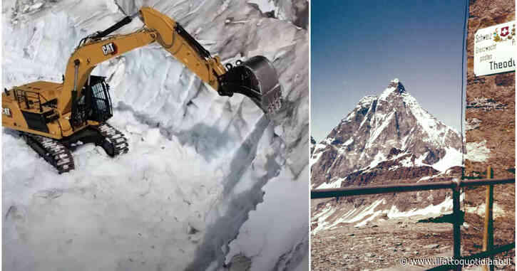Ruspe sul ghiacciaio tra Cervinia e Zermatt a oltre 3mila metri, quattro indagati per i lavori “privi di autorizzazione”