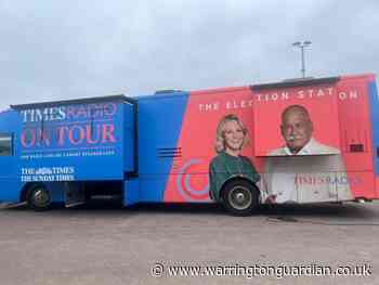 Times Radio election bus coming to Warrington tomorrow