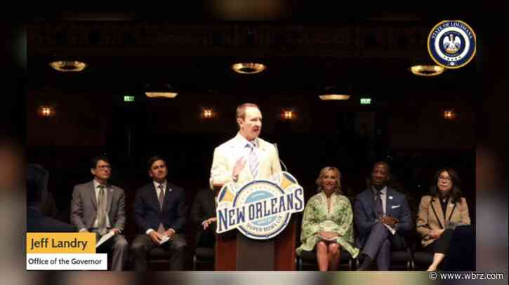 State officials announce plans for beautification efforts for New Orleans ahead of SuperBowl LIX