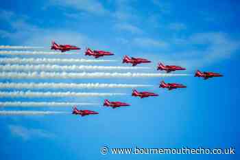 Red Arrows to fly over Bournemouth multiple times this week