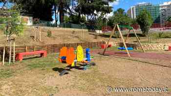 Il parco di via Anagni è pronto all'inaugurazione: alberi, attrezzature fitness e un'area giochi
