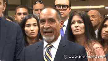 Suspended Miami-Dade Commissioner Joe Martinez to file ‘very soon' for sheriff's race