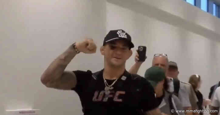 Watch Dustin Poirier get hero’s welcome in Lafayette following gutsy effort at UFC 302