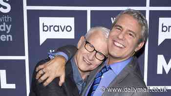 Anderson Cooper says pal Andy Cohen is 'paddling really, really fast under the water' to maintain TV career amid raft of lawsuits from Real Housewives stars