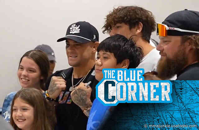 Video: Dustin Poirier receives warm hometown welcome even after UFC 302 title-fight loss