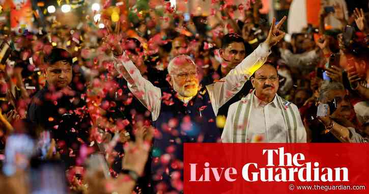 India election results 2024 live: Narendra Modi claims third term but projections show party unlikely to win outright majority