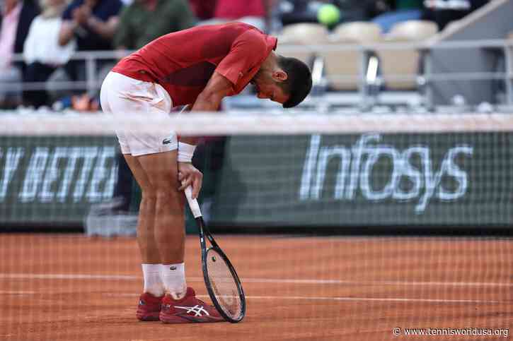 A sad Novak Djokovic reveals the severity of his injury