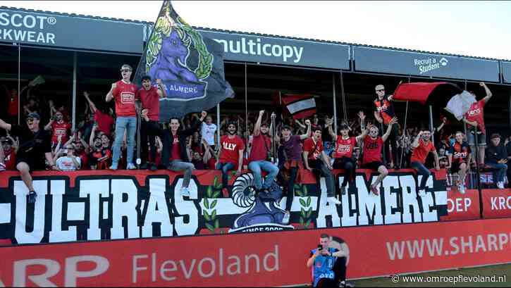 Almere - Uitbreiding stadion van Almere City gaat deze zomer niet door