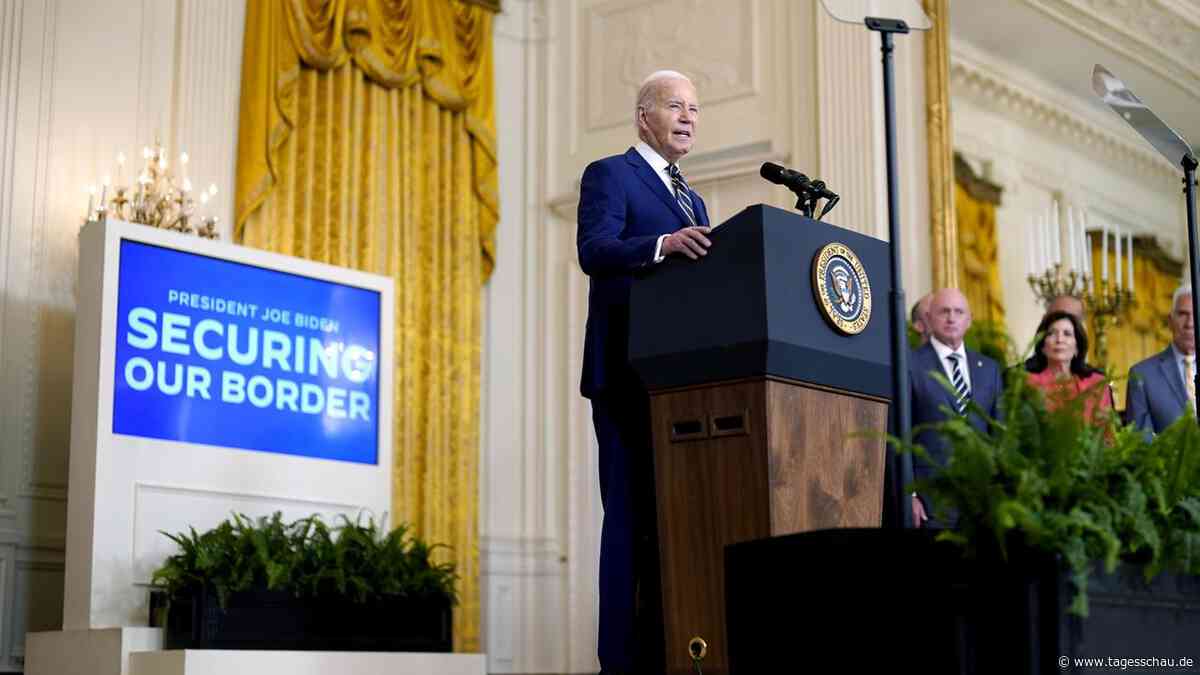 US-Präsident Biden verschärft Asylregeln im Alleingang