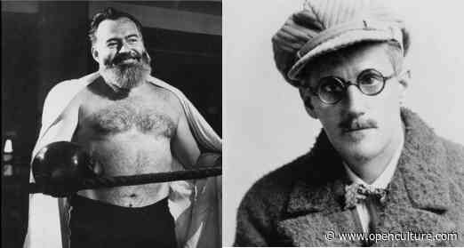 James Joyce Picked Drunken Fights, Then Hid Behind Ernest Hemingway