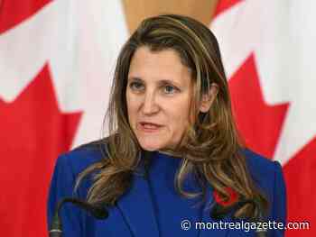 Foreign interference allegations about MPs may be a police matter: Freeland