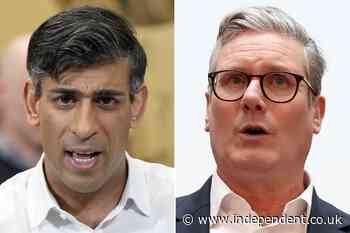 General election TV debate: Tell us who your winner is after Rishi Sunak and Keir Starmer head-to-head