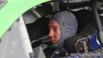 Kyle Busch crashes during Indy tire test