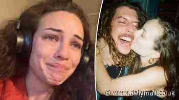 Abbie Chatfield breaks down in tears as she speaks about her medical condition in emotional video