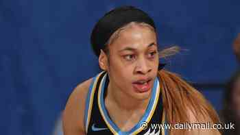 Chennedy Carter receives huge cheer from Chicago Sky crowd as she checks in for first game since bodycheck on Caitlin Clark