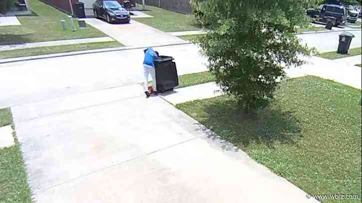 Woman uses tracking devices on trashcan after repeat theft