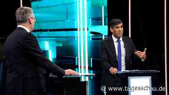Großbritannien: Hitziges TV-Duell zwischen Sunak und Starmer